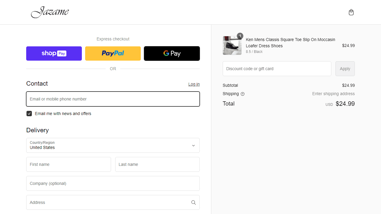 How to apply Jazame coupon code